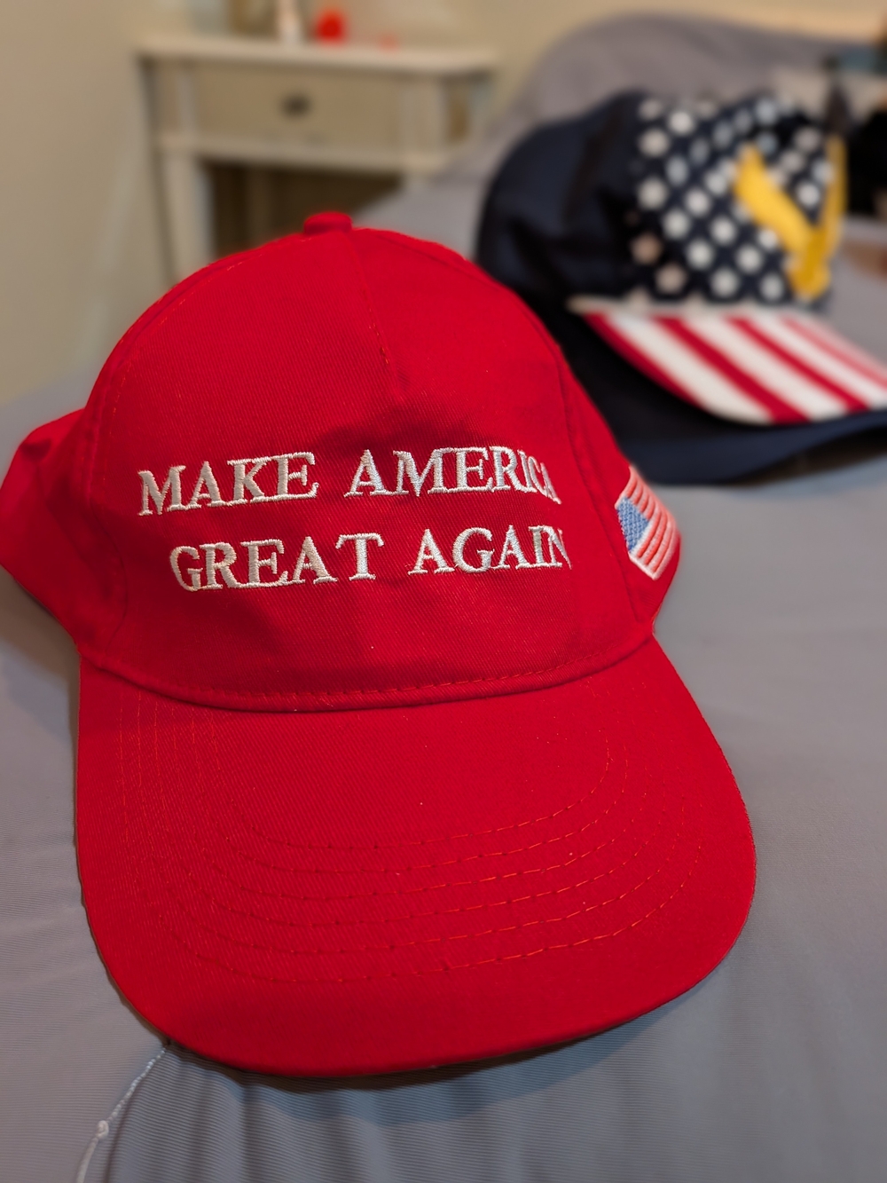 Unofficial MAGA Make America Great Again Red Embroidered Baseball Cap